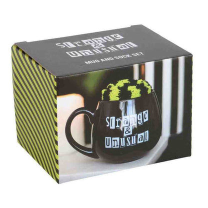 Strange & Unusual Black Mug and Socks Gift Set for Quirky Souls Mugs & Cups Spirit of equinox Quirky Turkey Gifts
