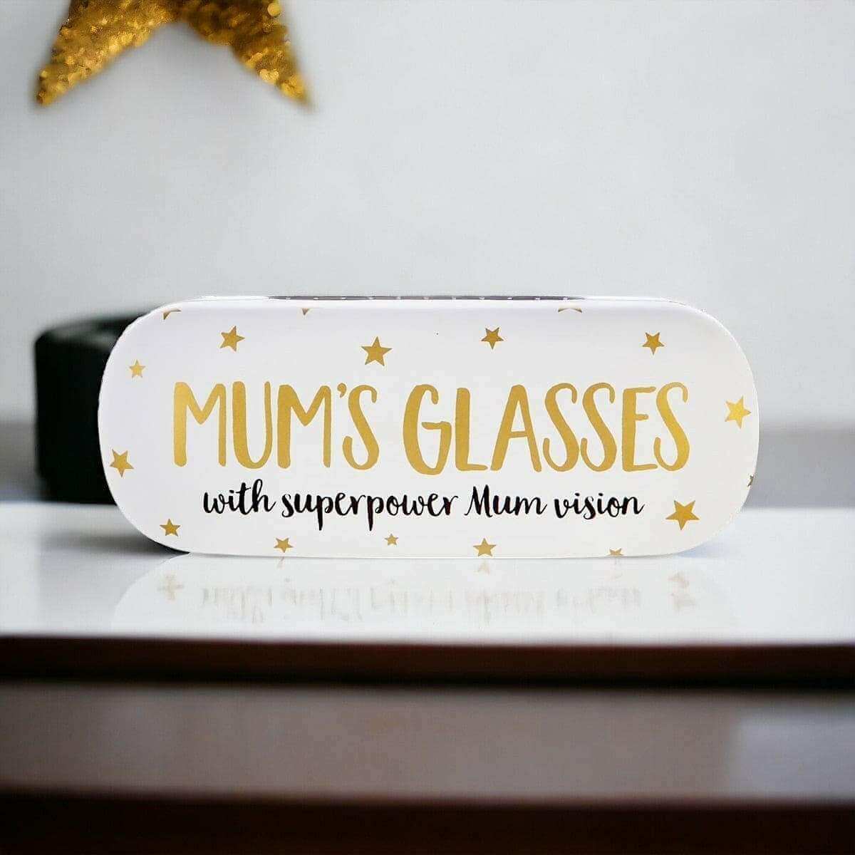 Super Mum's Spectacles Glasses Case Eyewear Cases & Holders Sass and Belle Quirky Turkey Gifts