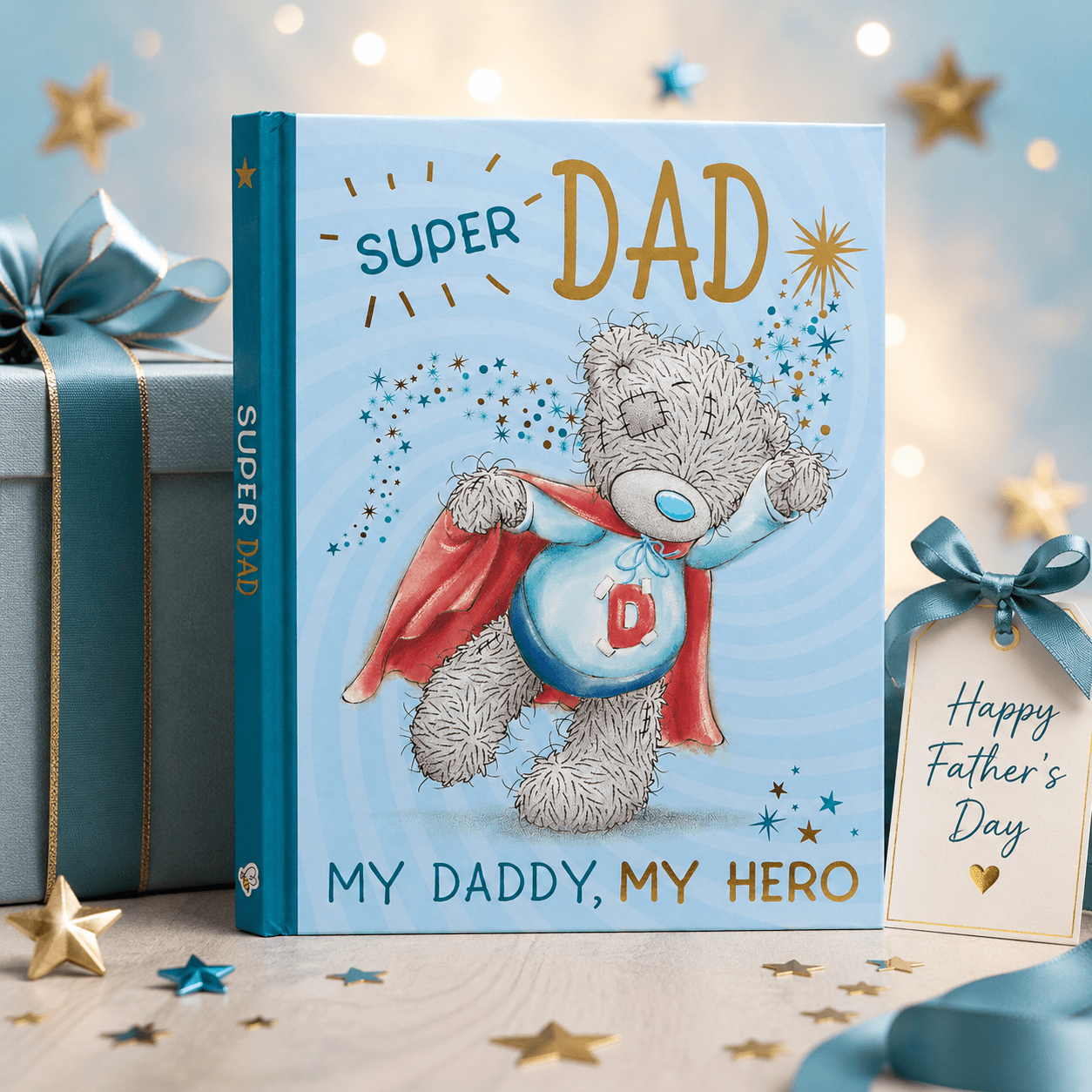 Super Dad Me to You Gift Book - My Daddy, My Hero Books Boxer Gifts Quirky Turkey Gifts