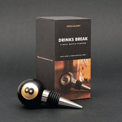 8-Ball Bottle Saver, Wine Bottle, Liquor Bottle Stopper Saver Gadgets SuckUK Quirky Turkey Gifts