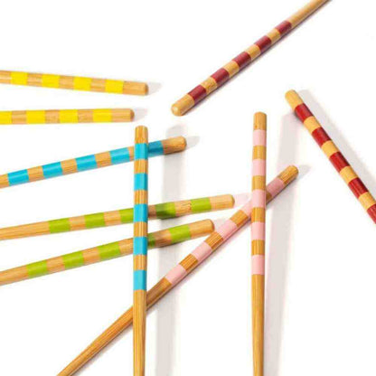 Bamboo Vibrant Striped Chopsticks - Set of 5 Tableware & Coasters Sass and Belle Quirky Turkey Gifts