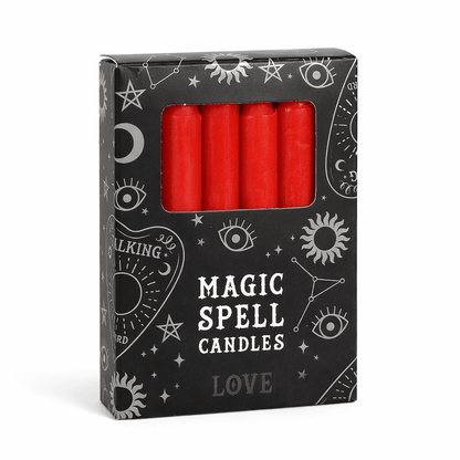 Casting Spell Candles Box of 12 for Manifesting Solid Colours Candles Spirit of equinox Quirky Turkey Gifts