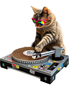 Cardboard Turntable Cat Scratching Toy Gadgets SuckUK Quirky Turkey Gifts