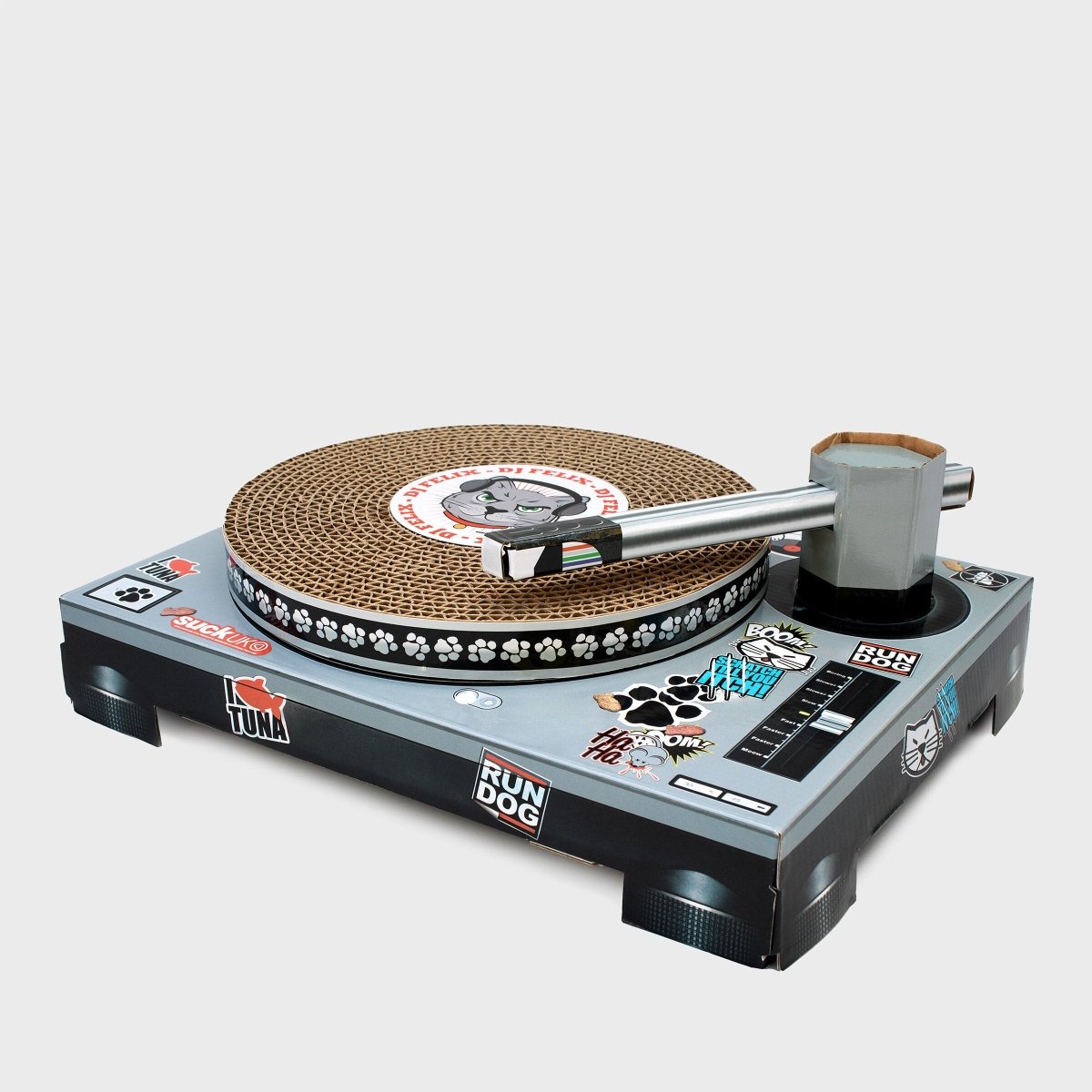 Cardboard Turntable Cat Scratching Toy Gadgets SuckUK Quirky Turkey Gifts