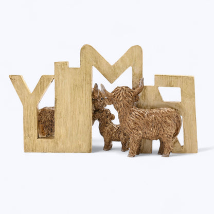 Country Living Highland Cow “Family” Plaque Home & Garden Country Living Quirky Turkey Gifts