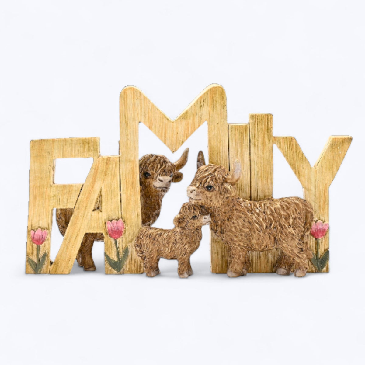 Country Living Highland Cow “Family” Plaque Home & Garden Country Living Quirky Turkey Gifts