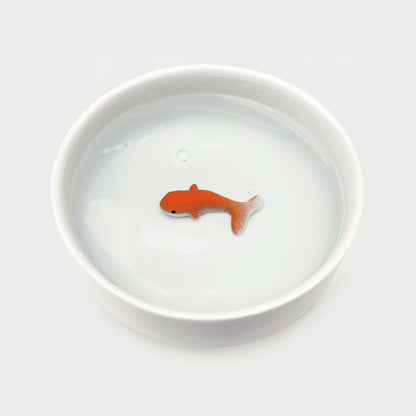 Goldfish Trick Water Bowl for Cats, Novelty Ceramic Cat Water Dish Gadgets SuckUK Quirky Turkey Gifts