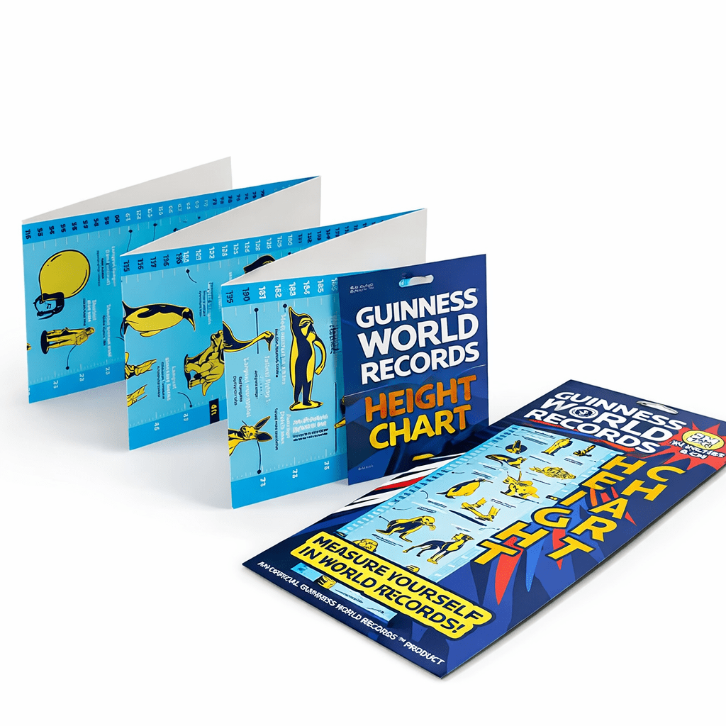 Guinness World Records Height Chart – Kids Wall Growth Chart Gift (2m / 6ft+) Growth Chart SuckUK Quirky Turkey Gifts