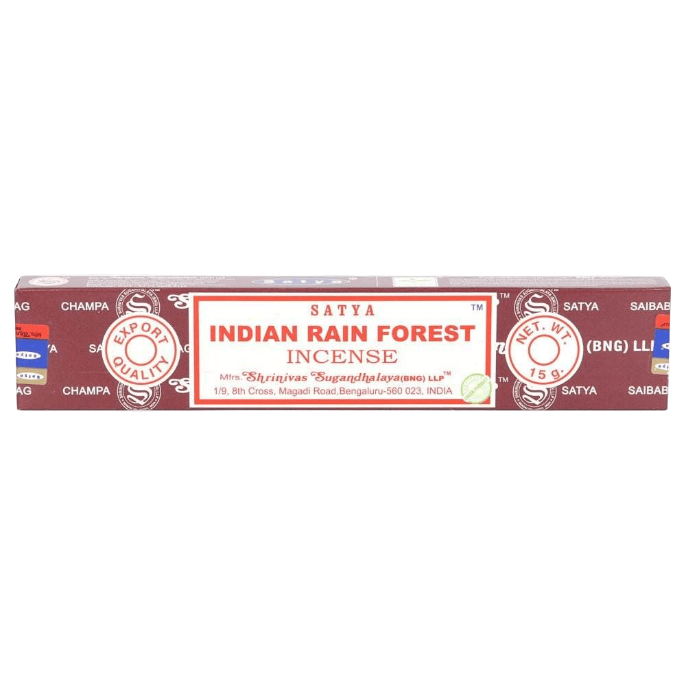 Indian Rain Forest Incense Sticks by Satya, Meditation and Calming Incense Sticks Satya Quirky Turkey Gifts