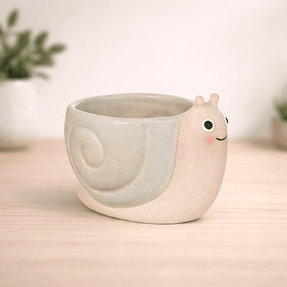Mini Snail Planter (Cottage Garden) – Sass & Belle 🐌 Pots & Planters Sass and Belle Quirky Turkey Gifts