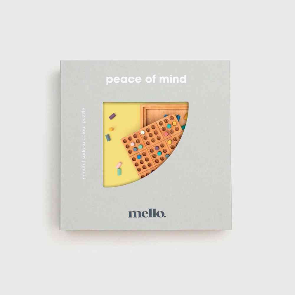 Peace of Mind, Mello Mindful Wooden Colour Sudoku Game Games & Puzzles Mello Quirky Turkey Gifts