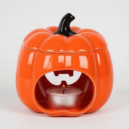 Pumpkin Orange Jack-O-Lantern Oil Burner - Wax Melt Warmer Home Fragrance Spirit of equinox Quirky Turkey Gifts