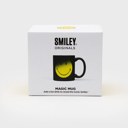 Smiley Face Magic Heat-Sensitive Black and Yellow Mug Gadgets SuckUK Quirky Turkey Gifts