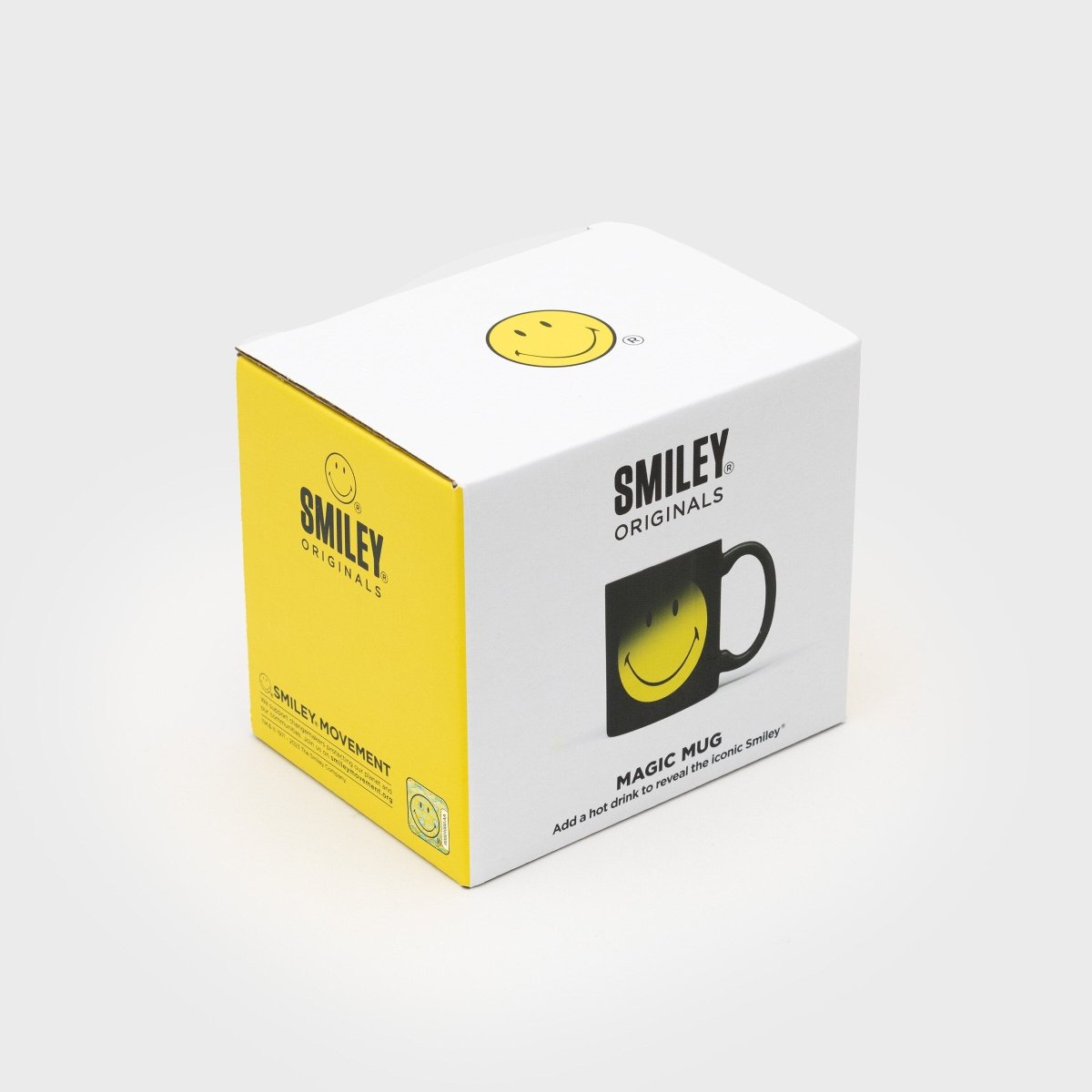 Smiley Face Magic Heat-Sensitive Black and Yellow Mug Gadgets SuckUK Quirky Turkey Gifts