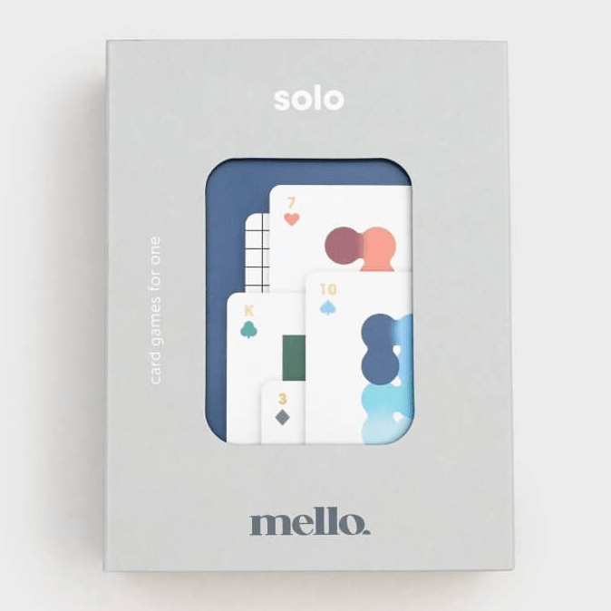 Solo Mello playing cards for solitaire. Boardgames and Puzzles Mello Quirky Turkey Gifts