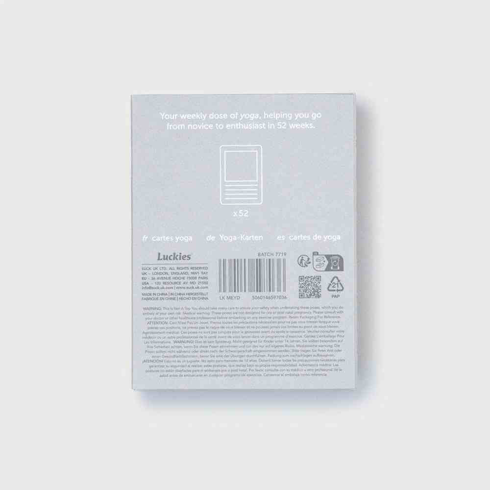 Yoga Deck Poses, 52 Cards - 52 Poses for Enhanced Practice Yoga Cards Mello Quirky Turkey Gifts