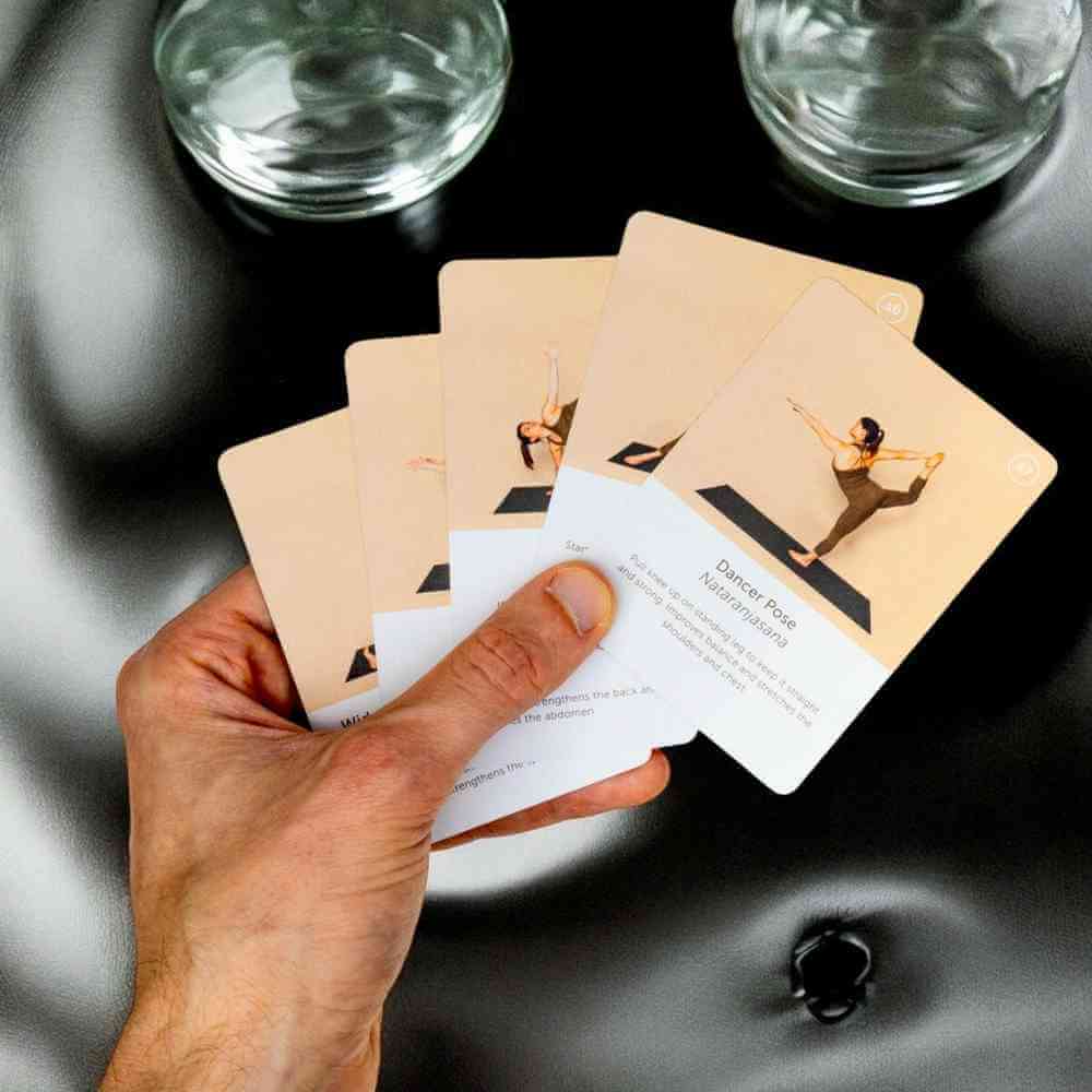 Yoga Deck Poses, 52 Cards - 52 Poses for Enhanced Practice Yoga Cards Mello Quirky Turkey Gifts