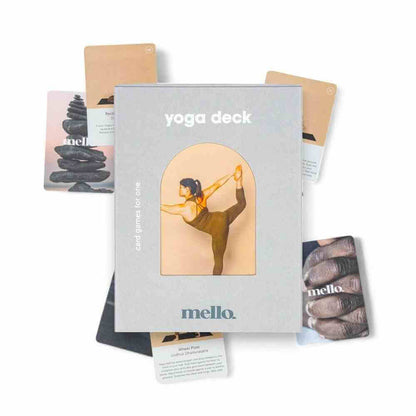 Yoga Deck Poses, 52 Cards - 52 Poses for Enhanced Practice Yoga Cards Mello Quirky Turkey Gifts