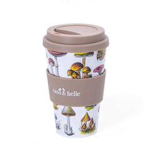 Vintage Mushroom Travel Coffee Cup, Made from Recycled Bottles Travel Mug Sass and Belle Quirky Turkey Gifts
