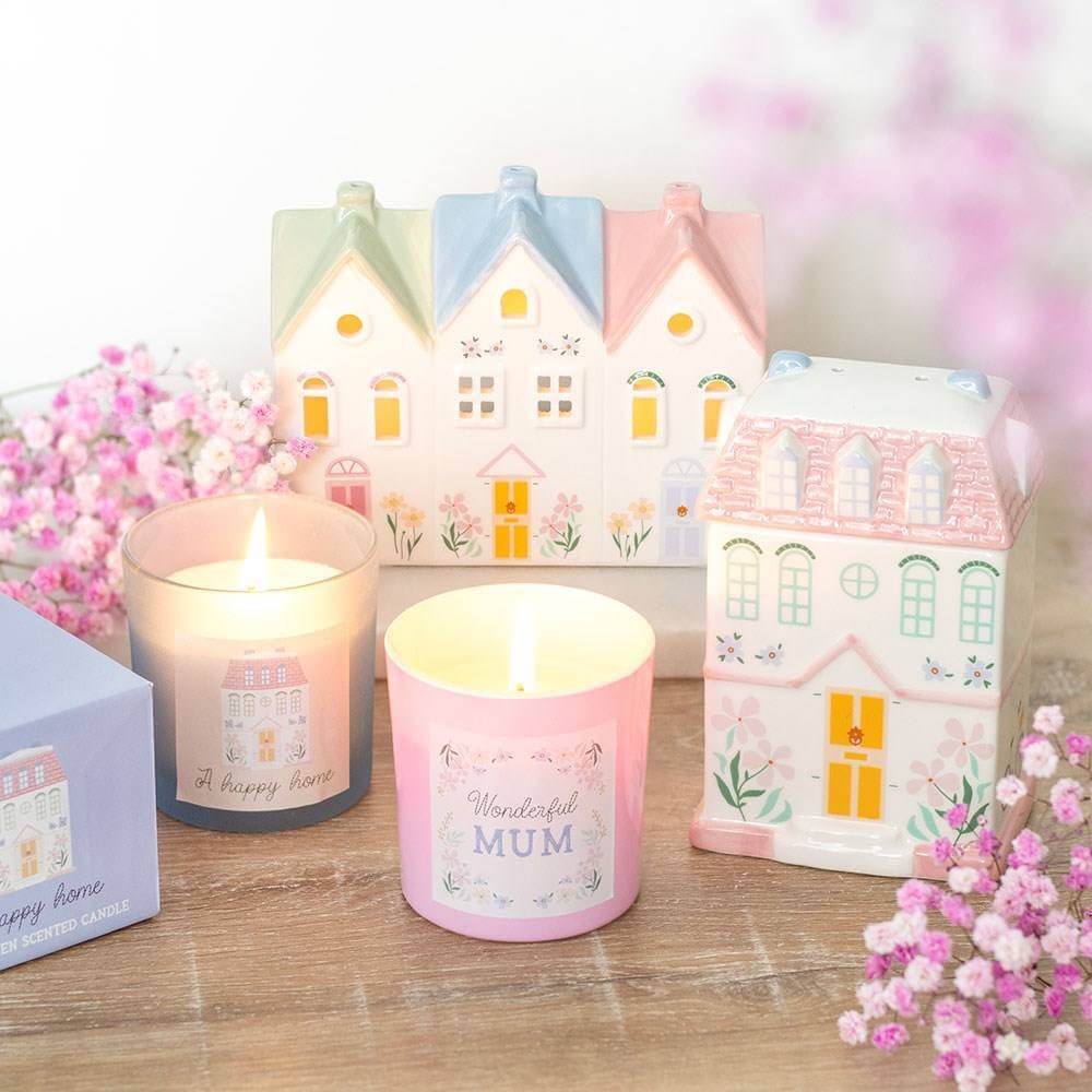 Wonderful Mum Cherry Blossom Pink Candle with Matching Box Home Fragrance Jones Home & Gifts Quirky Turkey Gifts
