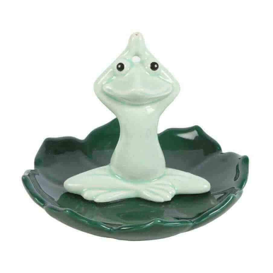 Yoga Frog Incense Stick Holder Home Fragrance Element Fragrance Quirky Turkey Gifts