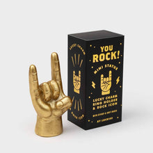 You Rock, Lucky Charm, Ring Holder, Desk Tidy Rock Icon, Mini Rock On Salute Desk Organizers Luckies Quirky Turkey Gifts