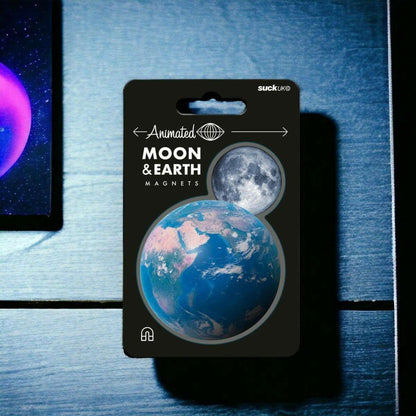 Animated Moon & Earth Magnets, Fridge Magnets, By SuckUK Gadgets SuckUK Quirky Turkey Gifts