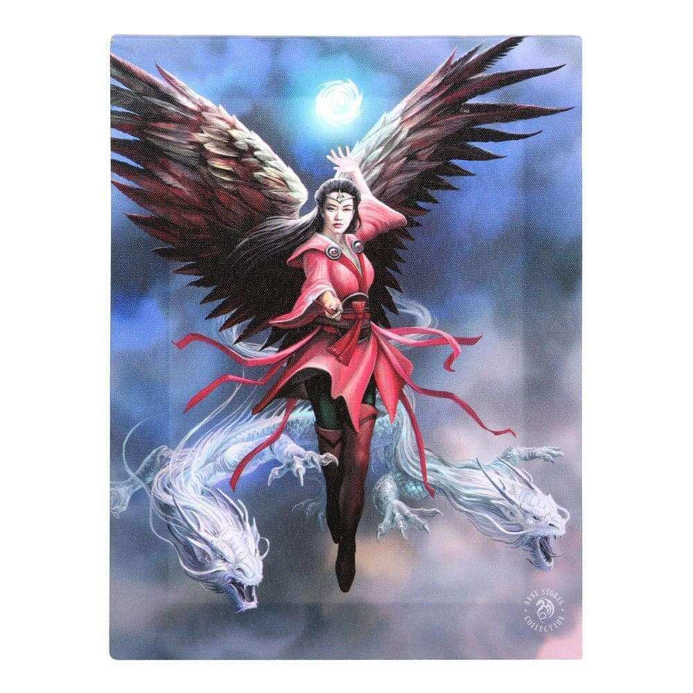 Anne Stokes Air Element Sorceress Wall Art Canvas Plaque Artwork Decor Wall Art's Anne Stokes Quirky Turkey Gifts
