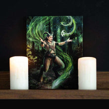 Anne Stokes Earth Element Wizard Canvas Plaque Wall Art Wall Art's Anne Stokes Quirky Turkey Gifts