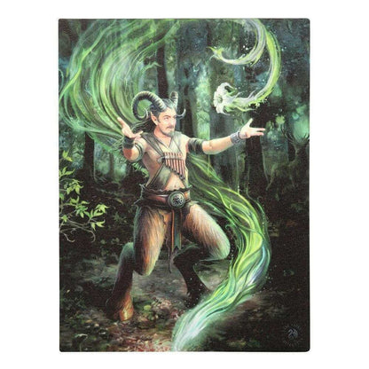 Anne Stokes Earth Element Wizard Canvas Plaque Wall Art Wall Art's Anne Stokes Quirky Turkey Gifts