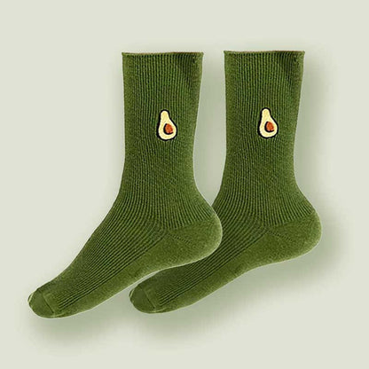 Avocado Fruit Unisex Green Socks Novelty Socks Fashion Accessories Quirky Turkey Gifts
