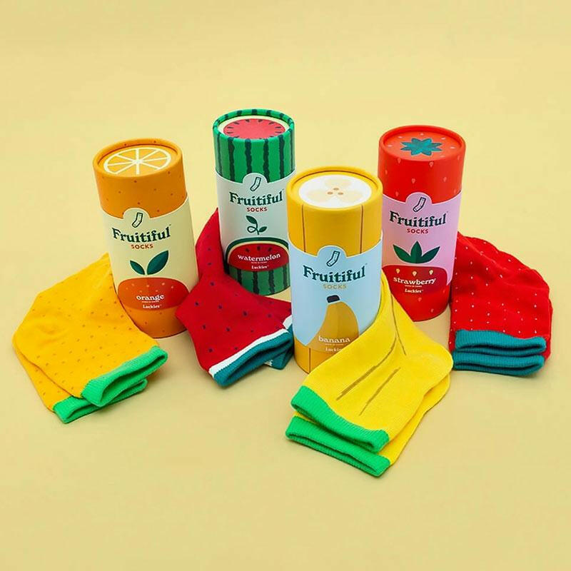 Watermelon Colourful Socks In Fruit Themed Packaging Novelty Socks Luckies Quirky Turkey Gifts