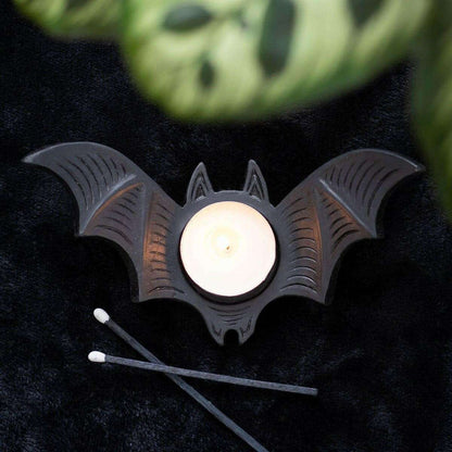 Bat Tealight Candle Holder for Eerie Home Decor Tea Light Holder Spirit of equinox Quirky Turkey Gifts