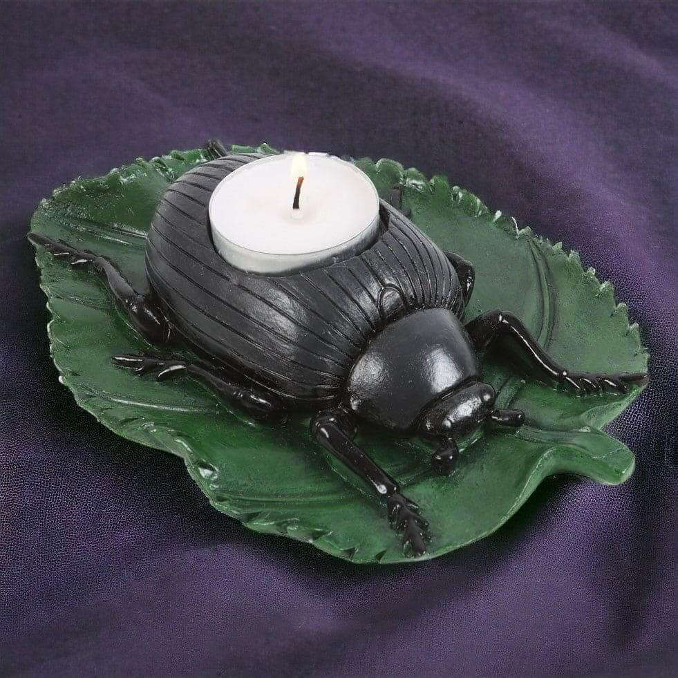 Beetle Tealight Candle Holder for Unique Home Decor Tea Light Holder Spirit of equinox Quirky Turkey Gifts