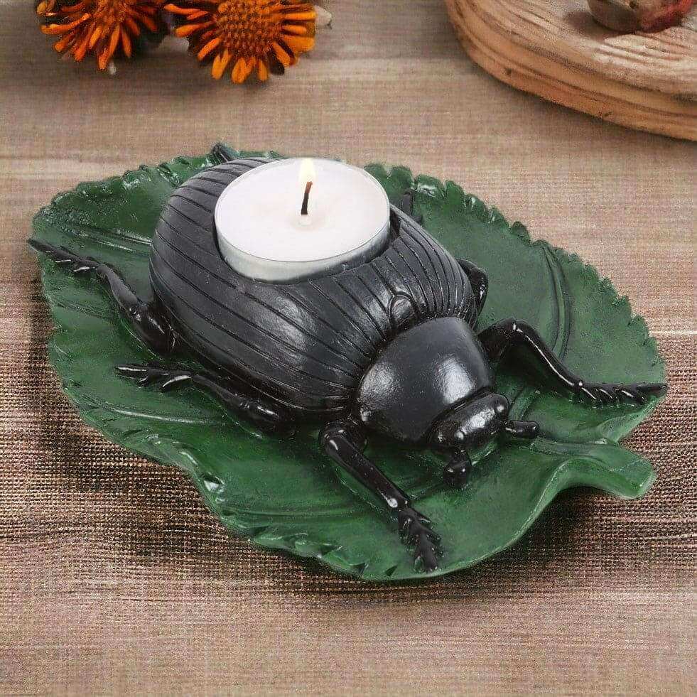 Beetle Tealight Candle Holder for Unique Home Decor Tea Light Holder Spirit of equinox Quirky Turkey Gifts