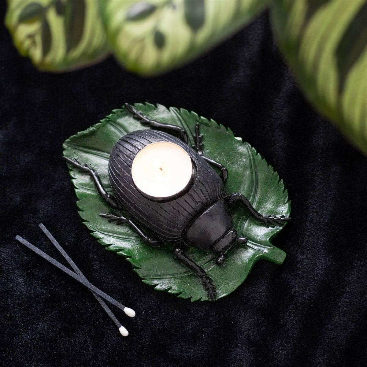 Beetle Tealight Candle Holder for Unique Home Decor Tea Light Holder Spirit of equinox Quirky Turkey Gifts