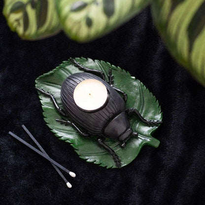 Beetle Tealight Candle Holder for Unique Home Decor Tea Light Holder Spirit of equinox Quirky Turkey Gifts