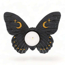 Black Moth Tealight Candle Holder for Enchanting Decor Tea Light Holder Spirit of equinox Quirky Turkey Gifts