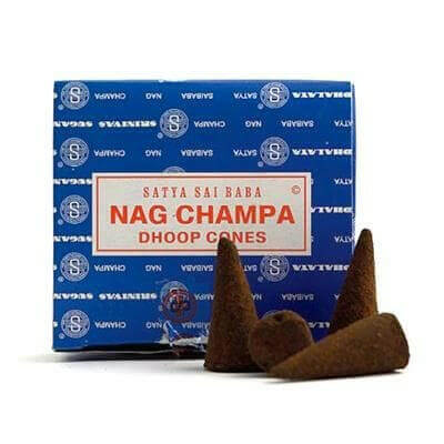 Box 12 Dhoop Incense Cones by Satya with Cone Holder Home Fragrance Satya Quirky Turkey Gifts