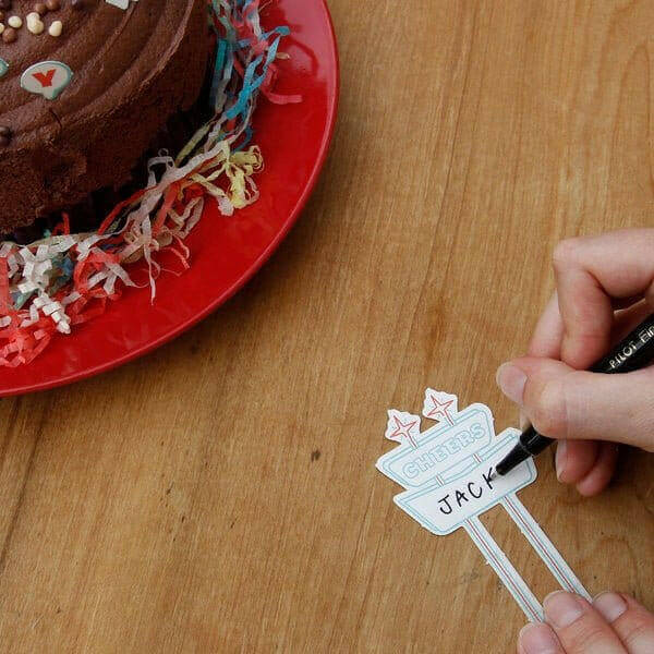 Cake Topper Kit - Over 100 Pop-Out Decorations For Parties Party Luckies Quirky Turkey Gifts
