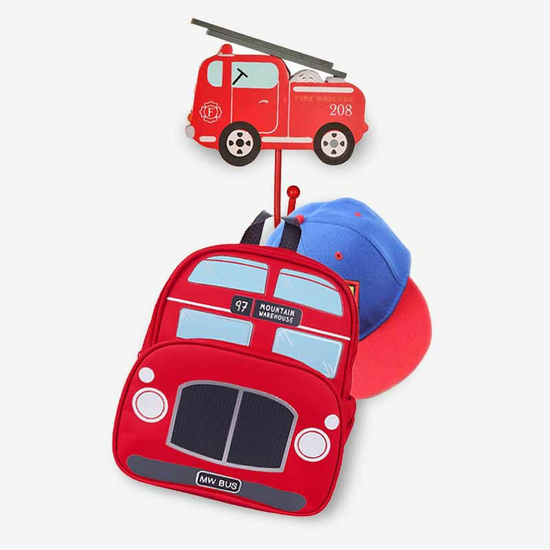 Fire Engine, Green Tractor & Digger, Kids Wall Hooks and Drawer Knobs Kids Wall Hook Sass and Belle Quirky Turkey Gifts