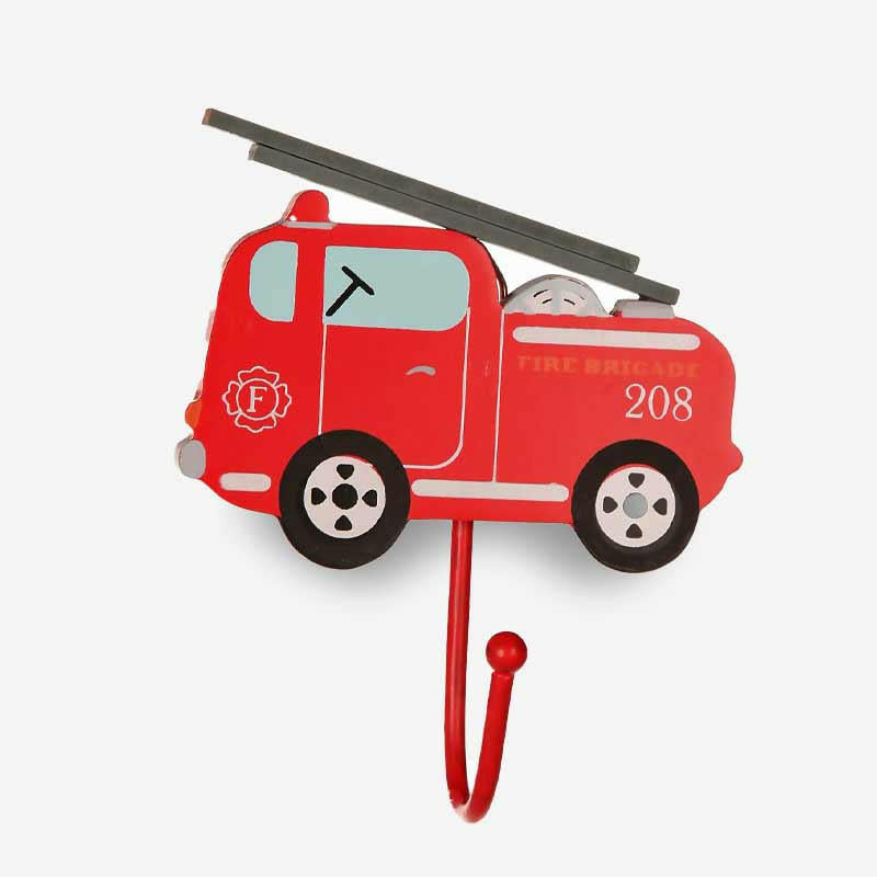 Fire Engine, Green Tractor & Digger, Kids Wall Hooks and Drawer Knobs Kids Wall Hook Sass and Belle Quirky Turkey Gifts