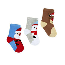 Christmas Baby Socks 3 Pack Festive Gift Novelty Socks Fashion Accessories Quirky Turkey Gifts