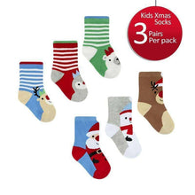Christmas Baby Socks 3 Pack Festive Gift Novelty Socks Fashion Accessories Quirky Turkey Gifts