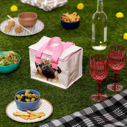 Pug Dog Cooler Lunch Bag - Summer Beach - Picnic Bags Insulated lunch bag Jones Home & Gifts Quirky Turkey Gifts