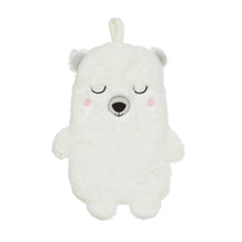 Cosy Polar Bear Hot Water Bottle, Super Soft, with Hanging Loop Hot Water Bottles Sass and Belle Quirky Turkey Gifts