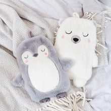 Cosy Polar Bear Hot Water Bottle, Super Soft, with Hanging Loop Hot Water Bottles Sass and Belle Quirky Turkey Gifts