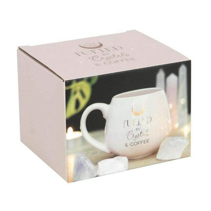 Crystals and Coffee Pink Rounded Mug Mugs & Cups Jones Home & Gifts Quirky Turkey Gifts