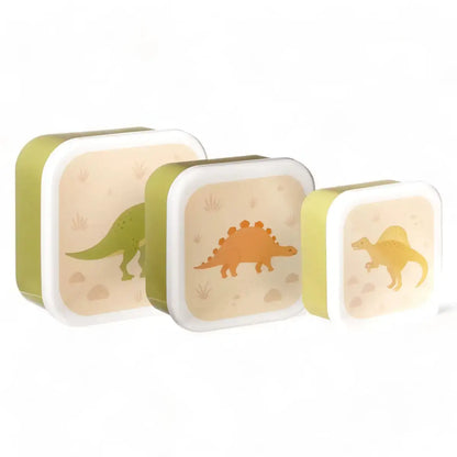 Desert Dino Lunch Boxes - Set of 3 Lunch Bags & Lunch Boxes Sass and Belle Quirky Turkey Gifts