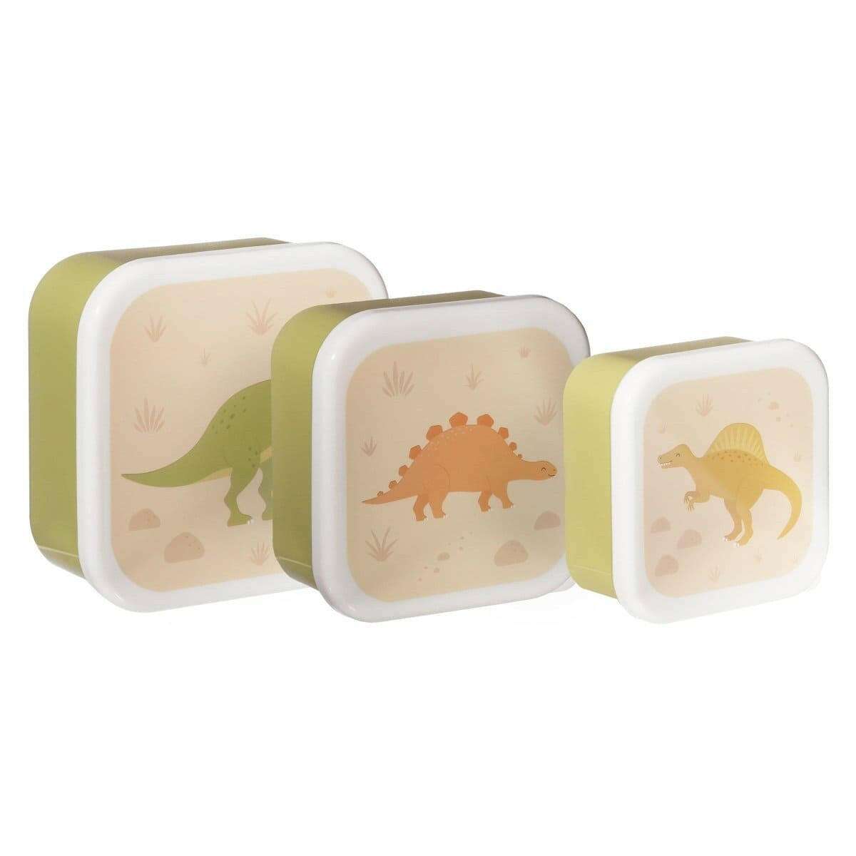Desert Dino Lunch Boxes - Set of 3 Lunch Bags & Lunch Boxes Sass and Belle Quirky Turkey Gifts